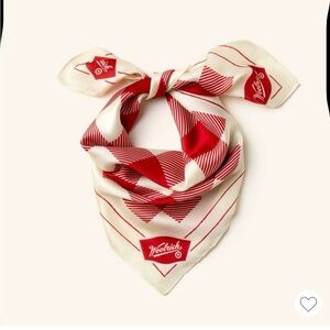 Woolrich x Target Red White Buffalo Check Bandana Scarf SOLD OUT